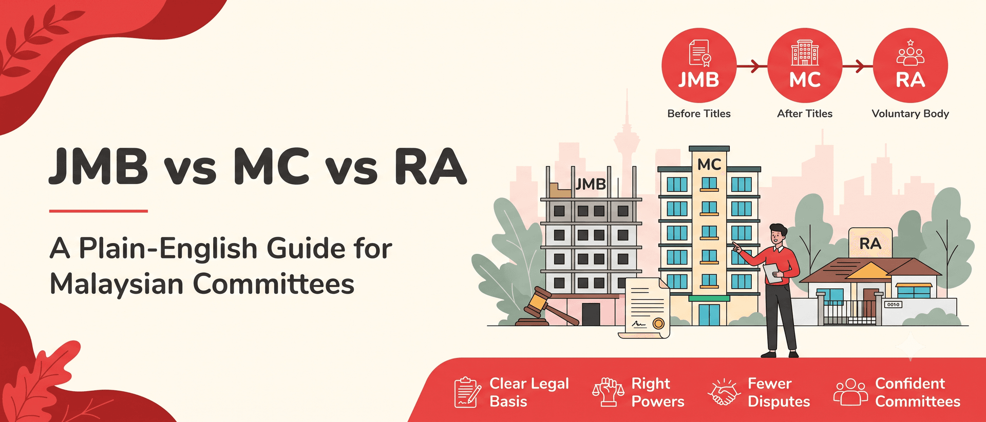 JMB vs MC vs Residents' Association: A Plain-English Guide for Malaysian Committees